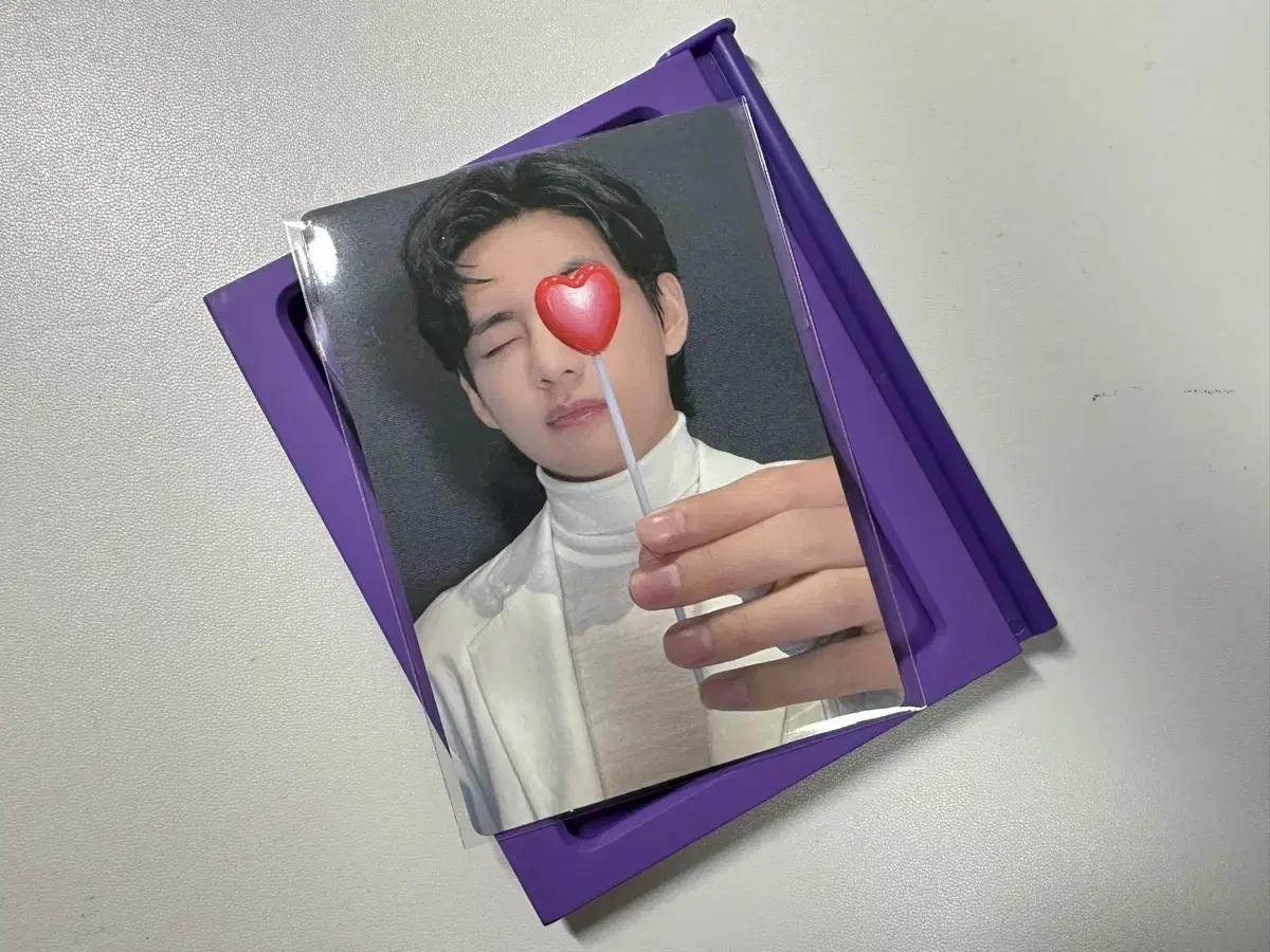방탄 bts 뷔(V) merch #17 포카 + 케이스만