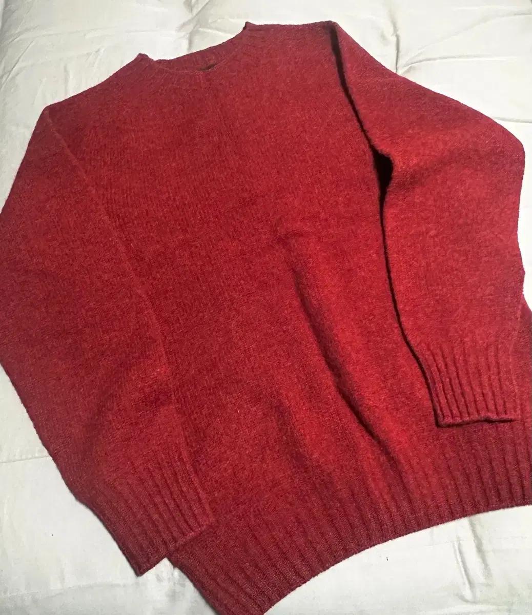 하울린 니트 새상품 버건디레드 M