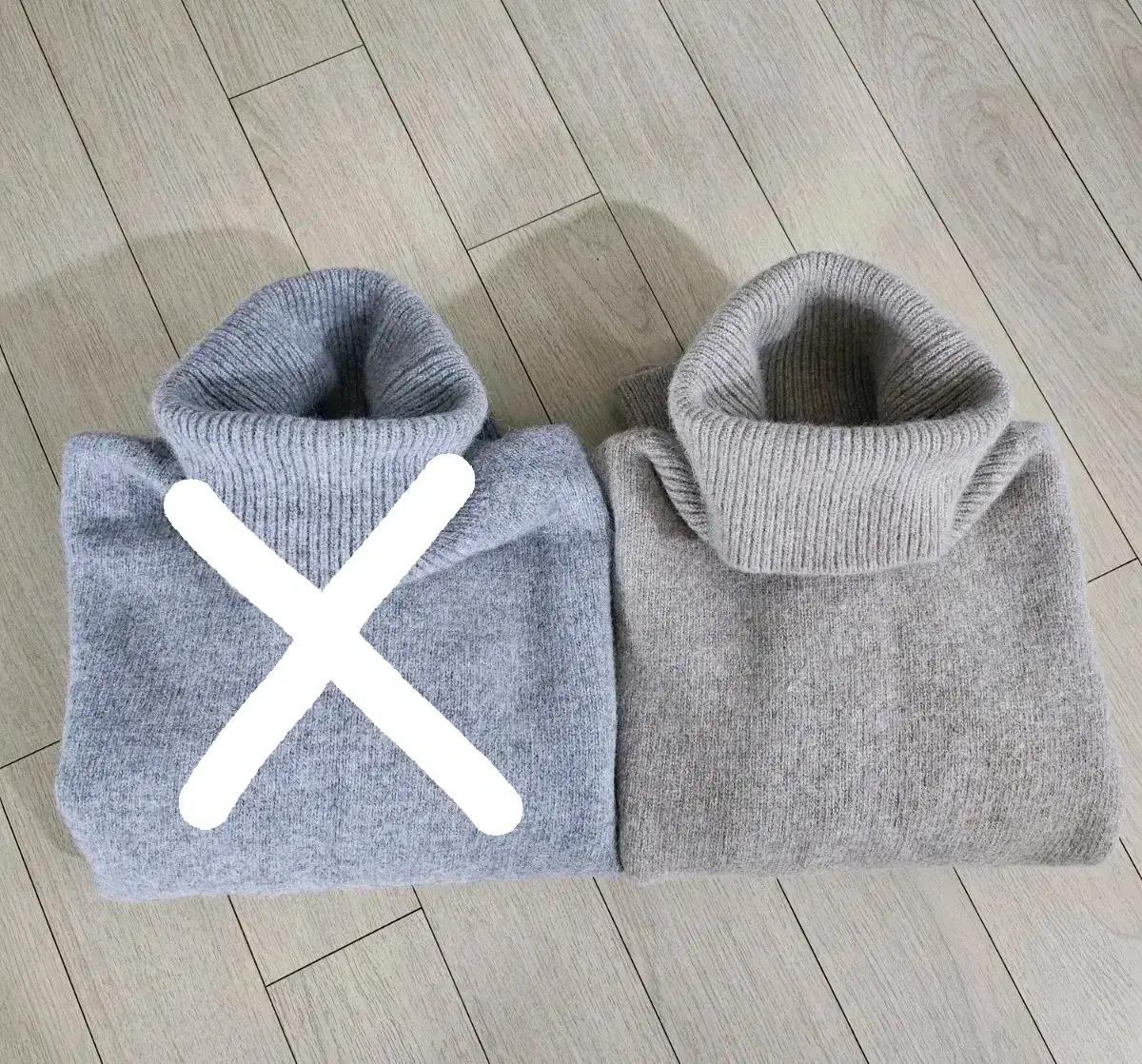 여성  터틀넥니트