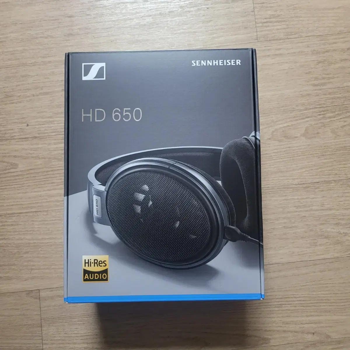 젠하이져 HD650 헤드폰 미개봉 팝니다 (국내유통)