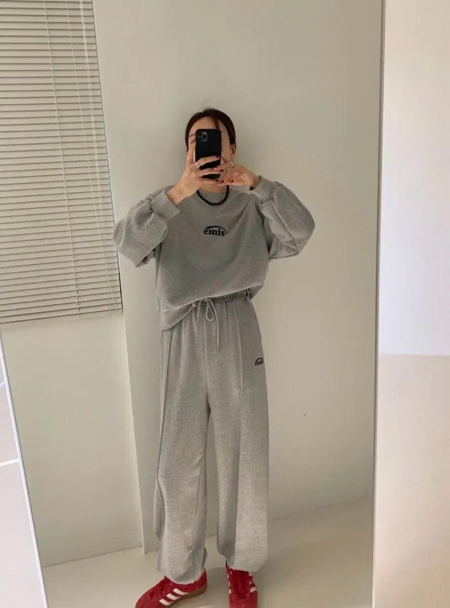 이미스 블랙 기모여자 트레이닝복 트레이닝셋업
