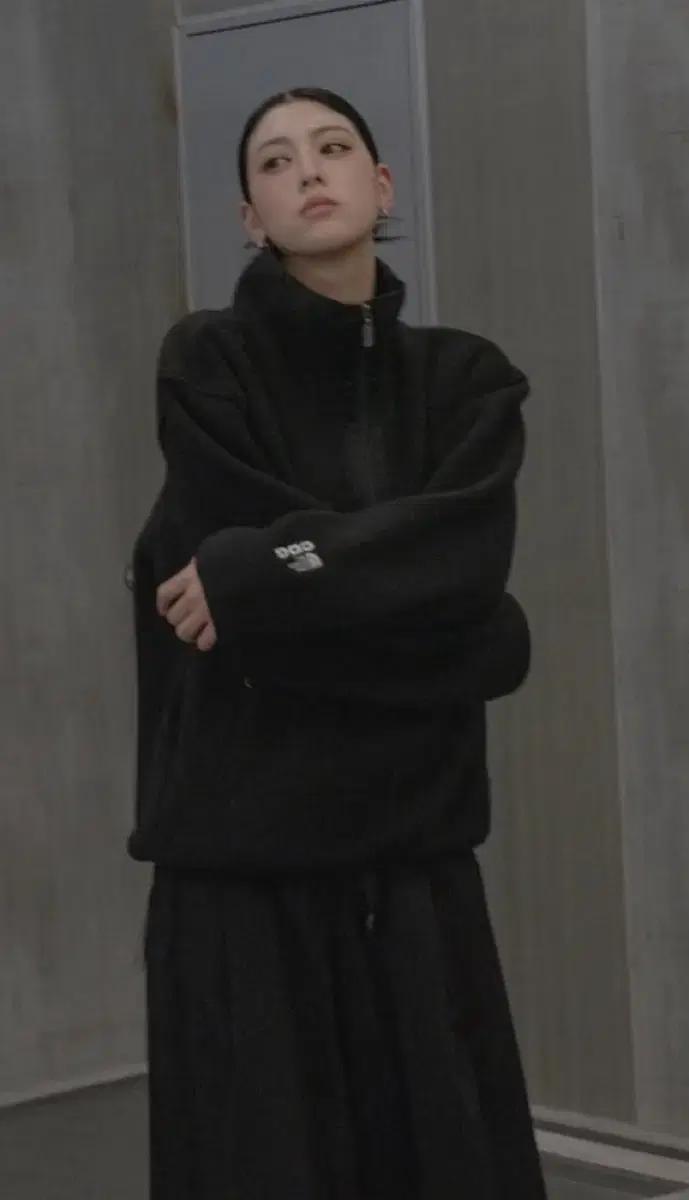 CDG x 노스페이스 노스 돔 풀오버 카키 S