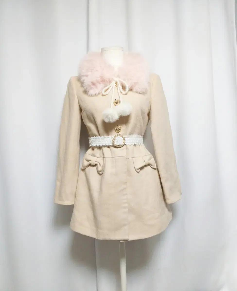 빈티지 리본 롱코트 코디세트 달천 히메갸루