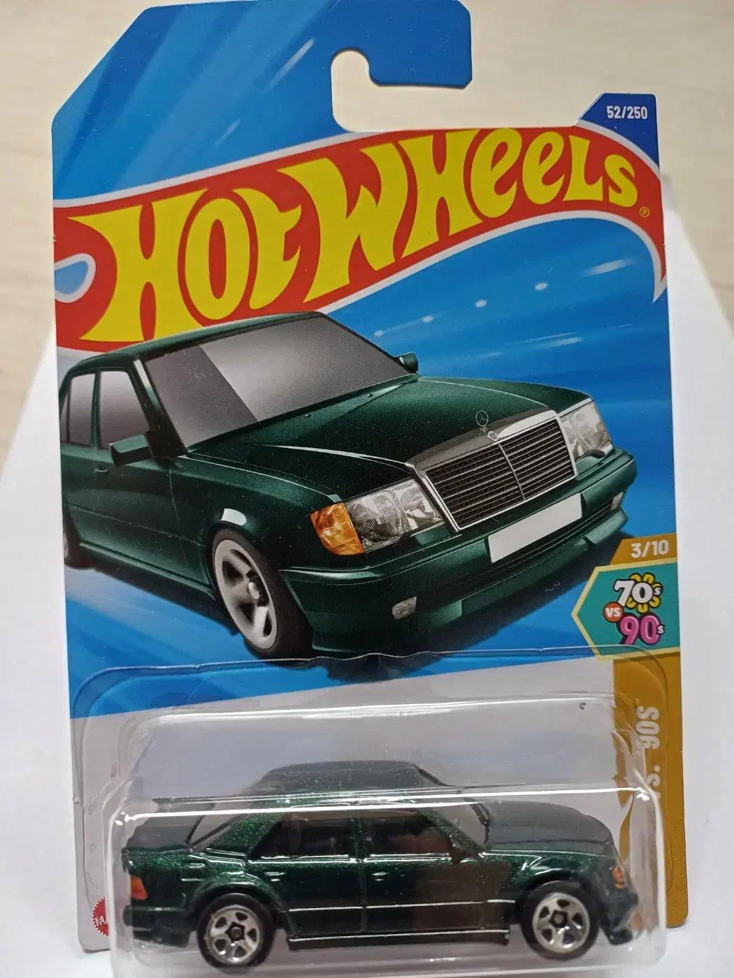 핫휠 메르세데스 벤츠500E 그린 다이캐스트 레어템 미개봉 새상품