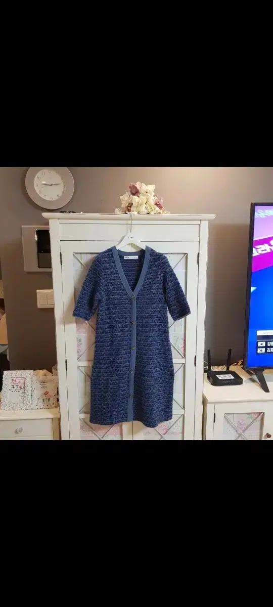 자라 니트 스웨터 가디건 원피스/55