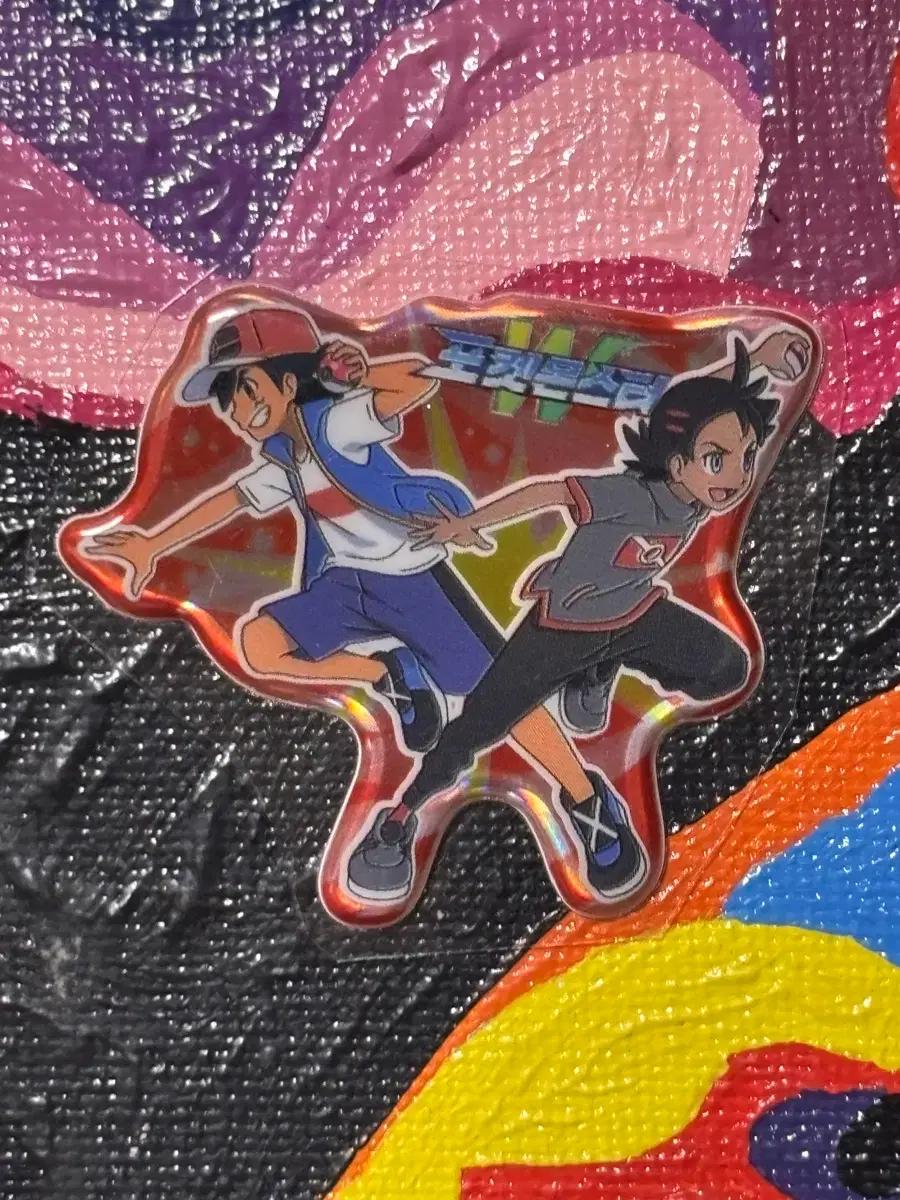 포켓몬 지우와 고우 포켓몬스터 스티커 인테리어 소품 2 꾸미기용 포장용