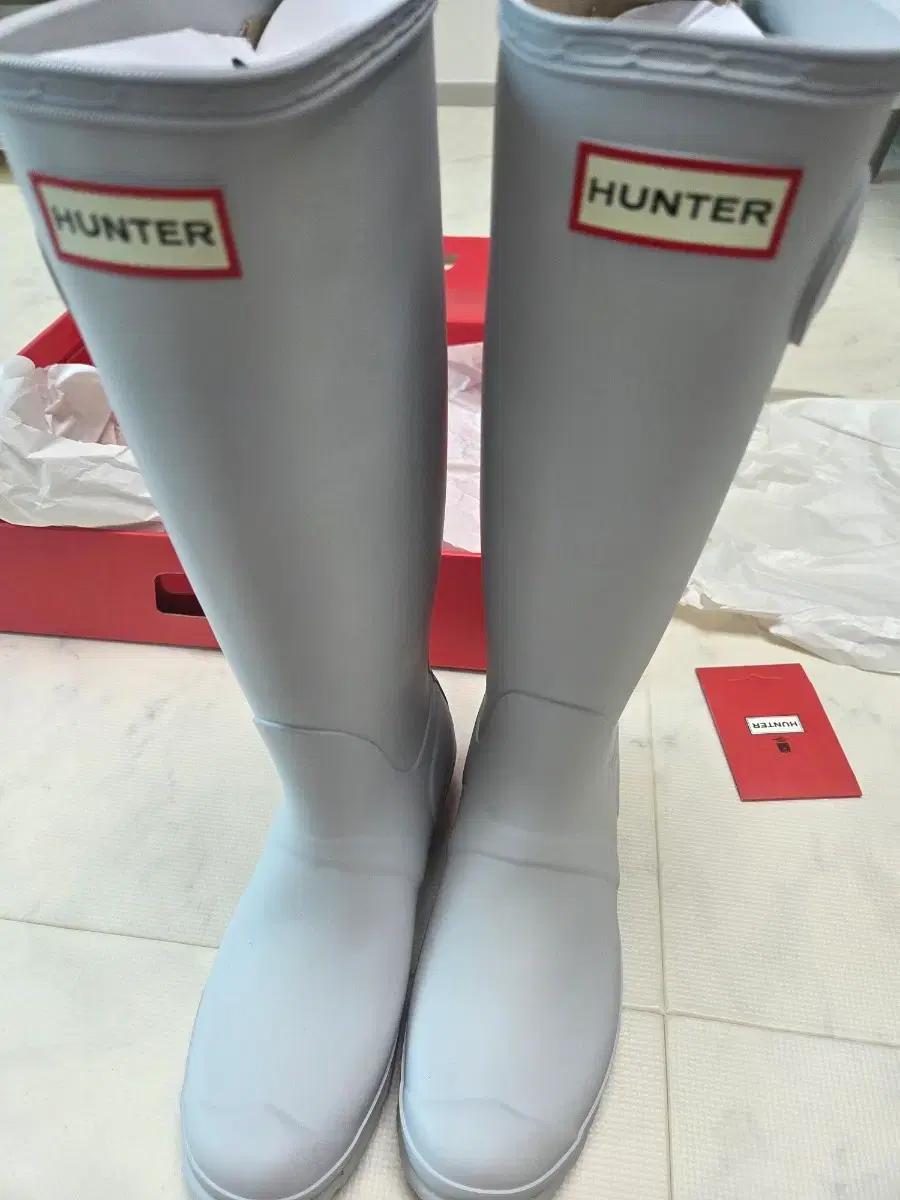 헌터 오리지널 톨 부츠 페터그레이 uk5 / us7 /eu38 새상품