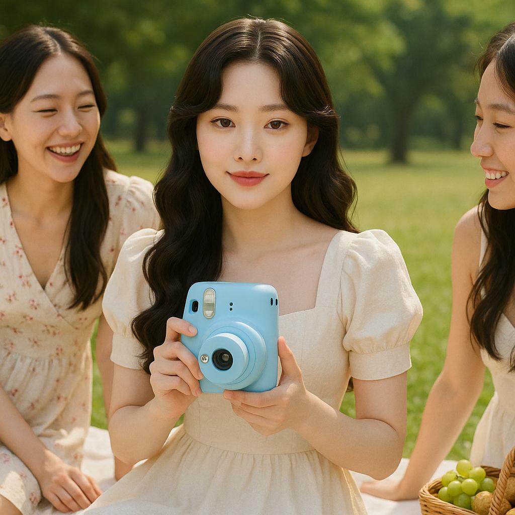 [대여]인스탁스미니12 1일 단기 렌탈 임대 피크닉 행사 학교 즉석카메라