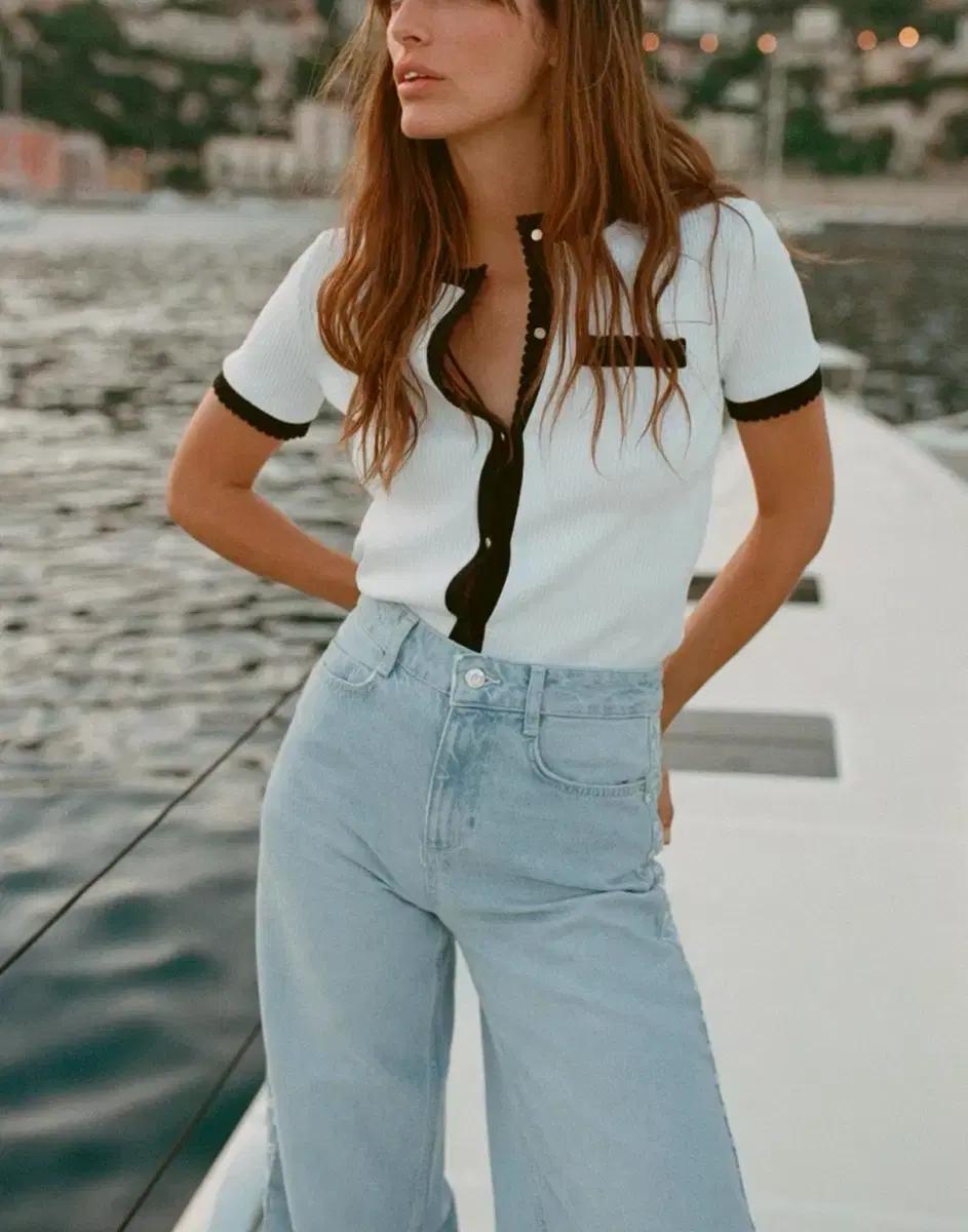 새상품) 자라 리브드 재킷 가디건 S 판매