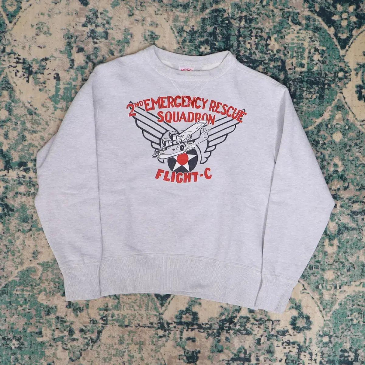 The Real McCoys 리얼 맥코이 밀리터리 스웻 맨투맨