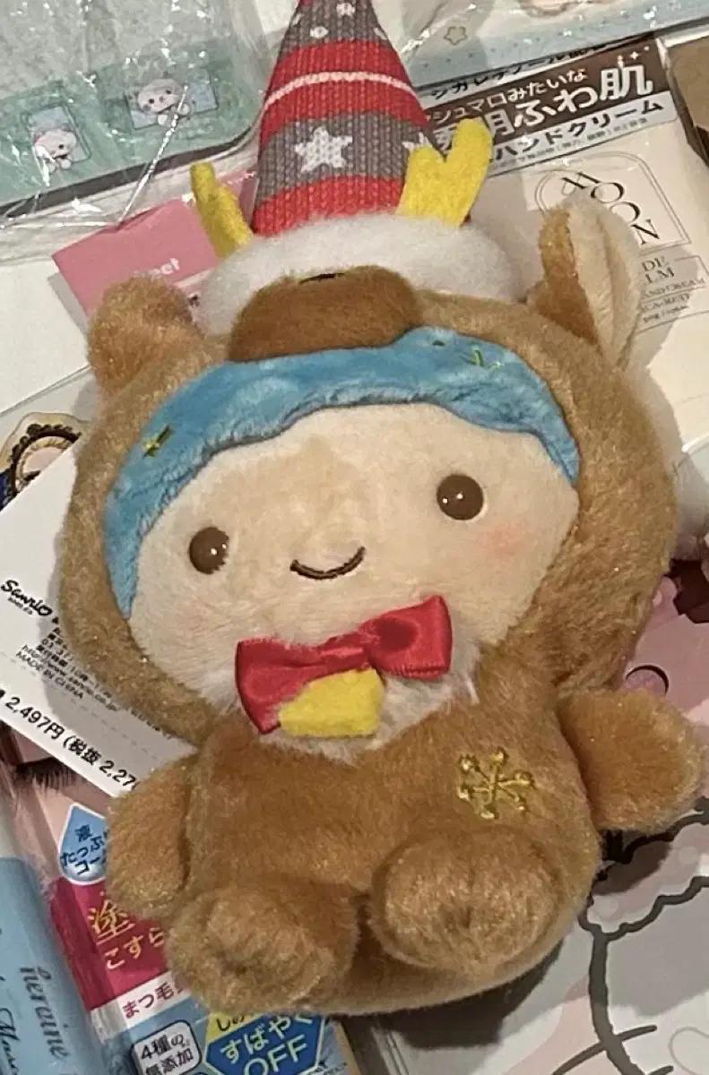 산리오 크리스마스 인형 마스코트 키링 리틀트윈스타 키키