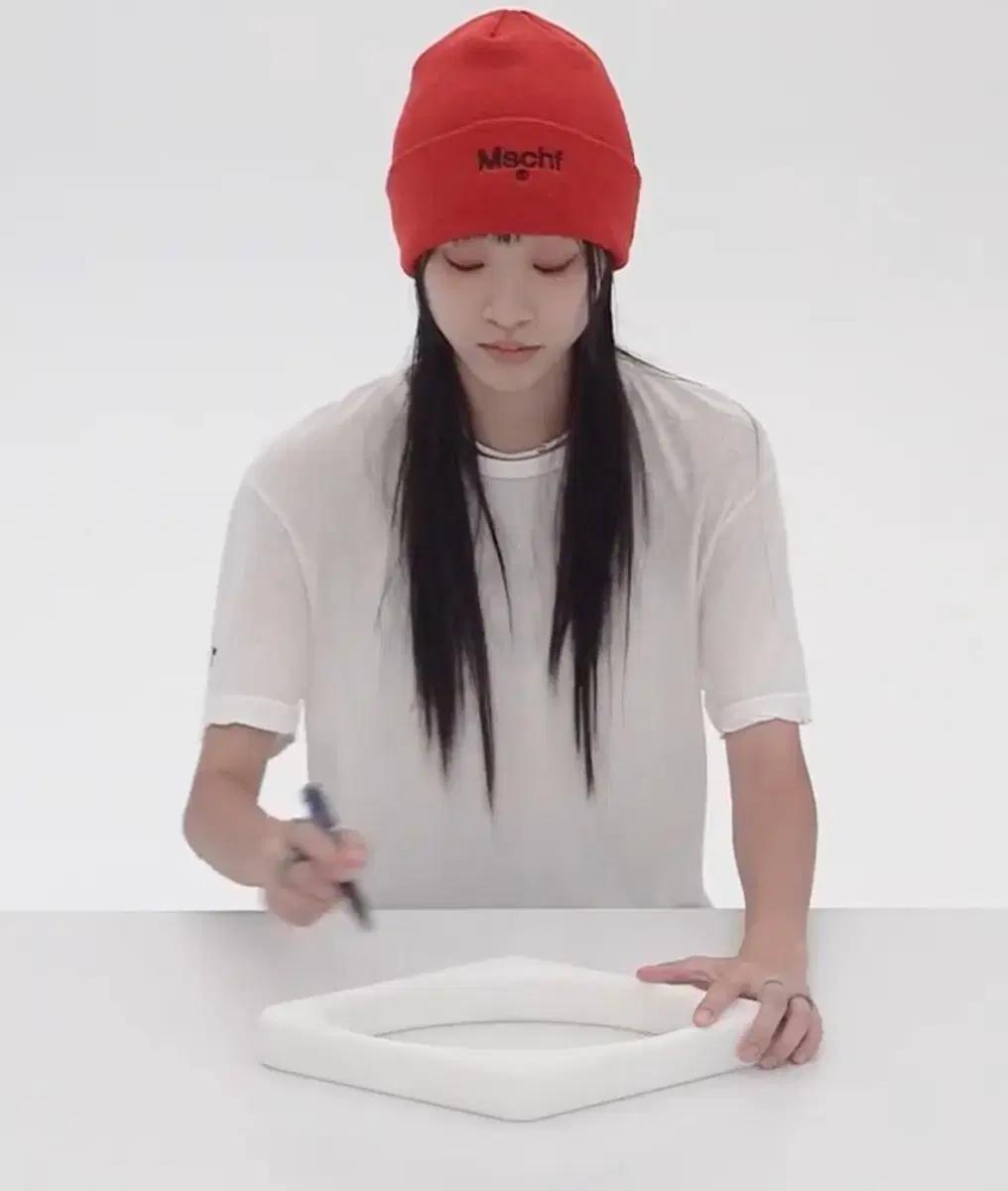 미스치프 mschf 21FW 비니 레드