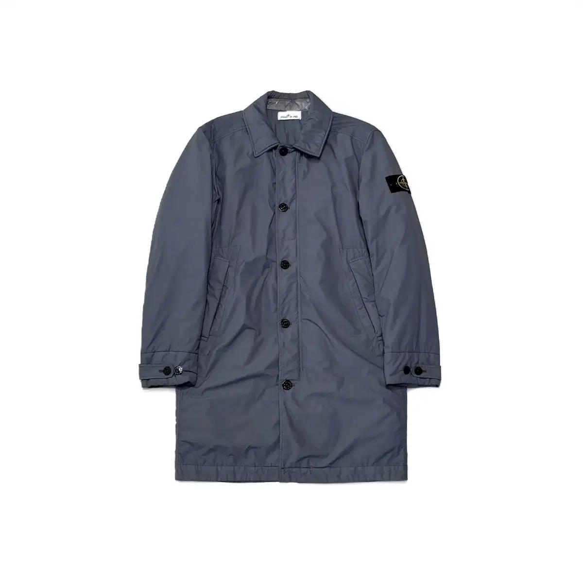 [M] 21FW 스톤아일랜드 나슬란 롱 코트 경량패딩 블루그레이 한정컬러