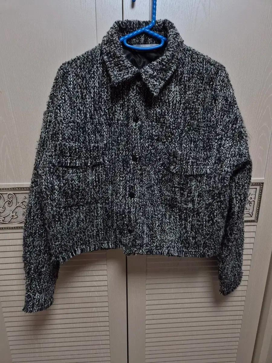 s 에잇세컨즈 봄 점퍼 코트 숏 자켓