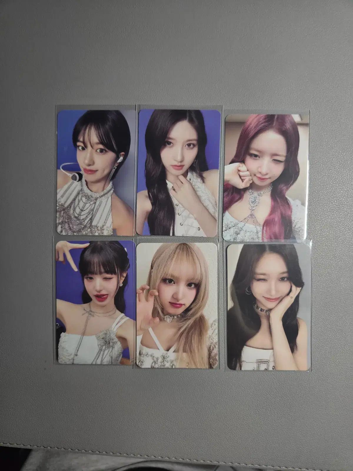 [ 일괄 ] 아이브 월드투어 dvd 버전 포카 6장