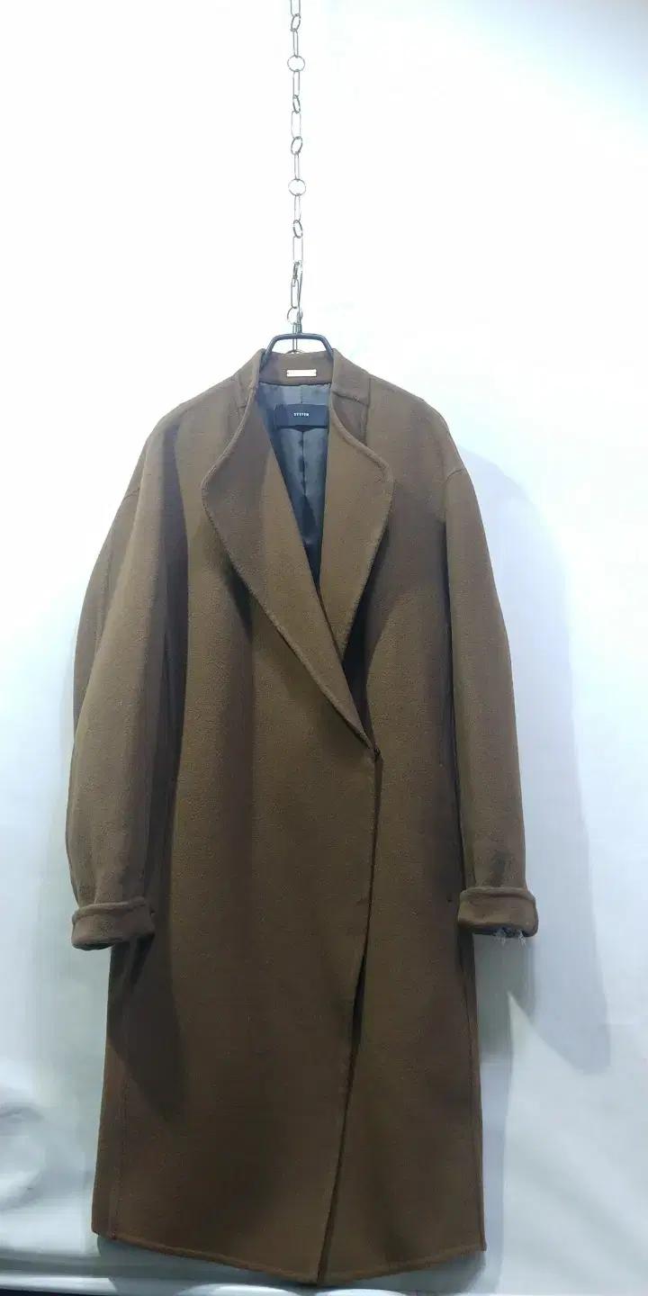 55 시스템 코트 한섬코트 여자코트 여성겨울코트 오버핏코트