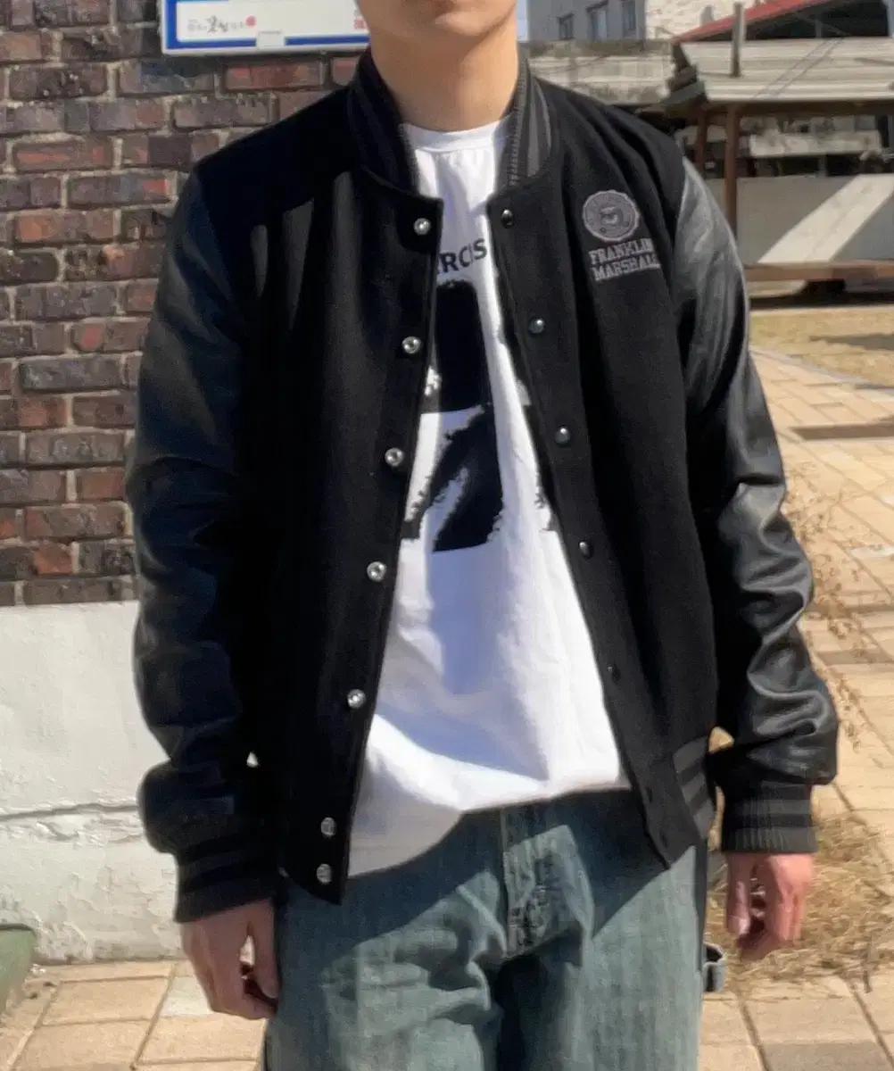 Franklin 울 바시티 레더 자켓 (Italy) J00808