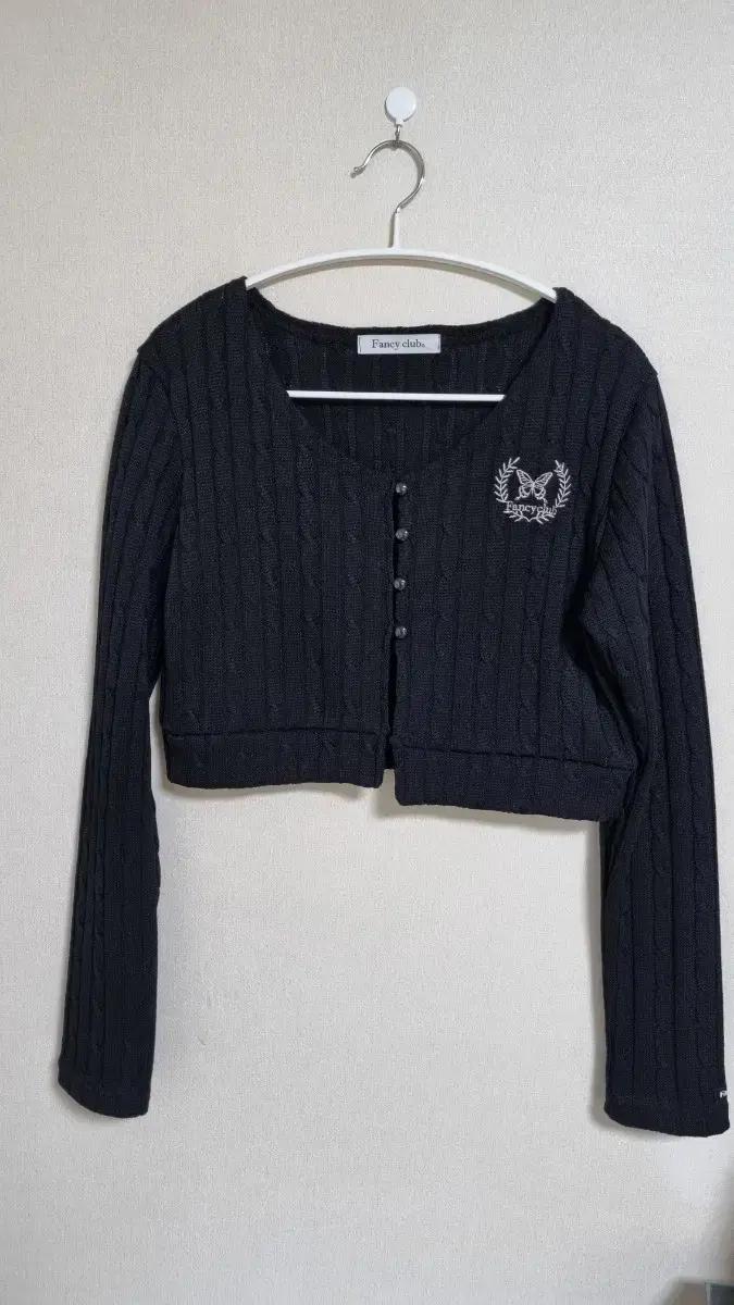 봄가을 꽈배기 크롭 숏 니트 가디건