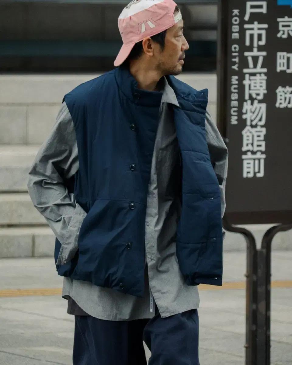 (XL) 나나미카 인술레이션 베스트 네이비