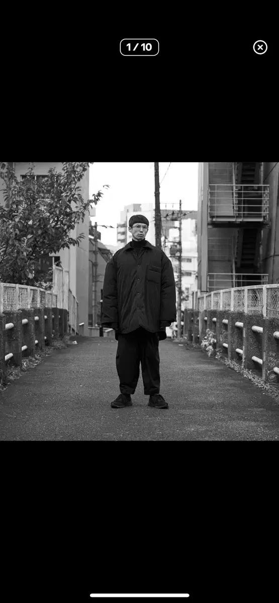 헤드메이너 x graphpaper 푸퍼 패딩 셔츠 L