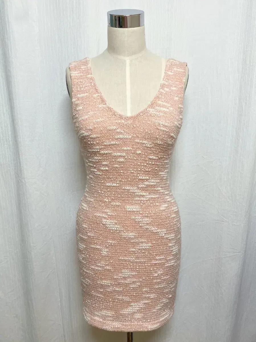 여리여리 청순 연핑크 니트 원피스 / 여름원피스 여름니트원피스 55원