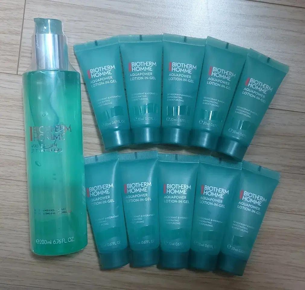 (총 400ml) 비오템옴므 아쿠아파워 올인원 로션 인 젤 200+200