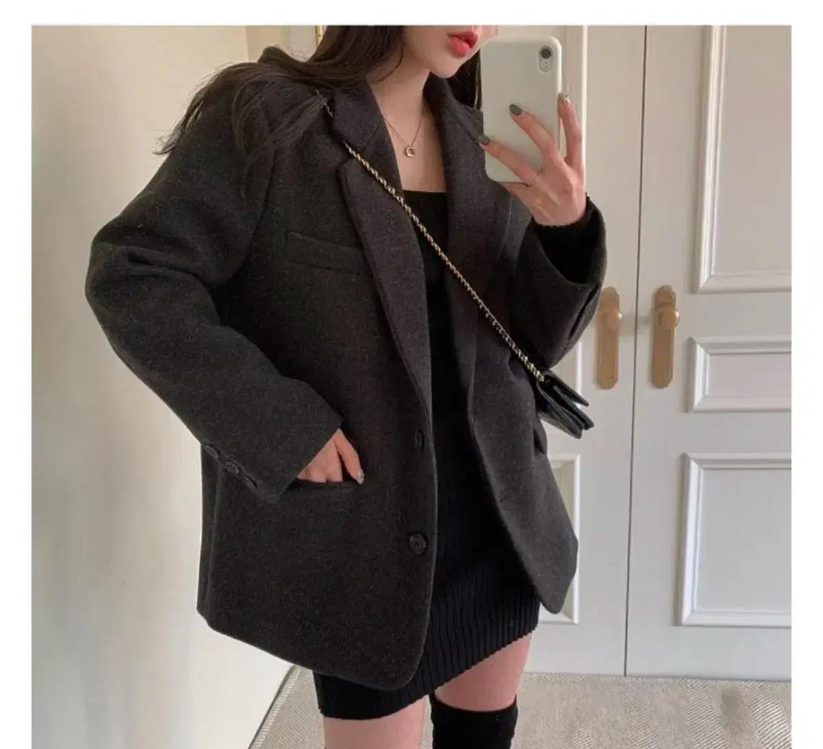 여성 데일리 핏 코트 자켓 에이블리