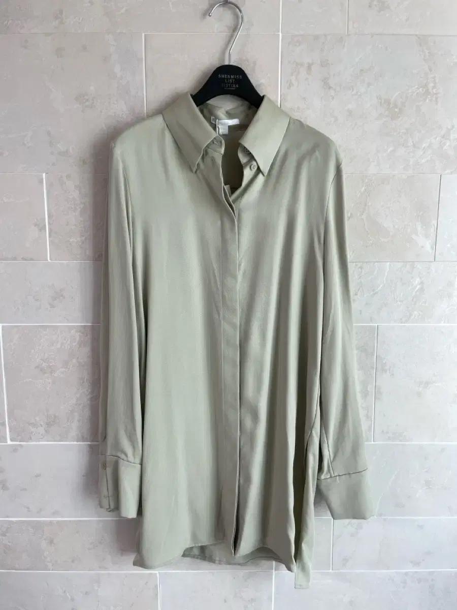 COS 그린티 셔츠 32size(새상품)