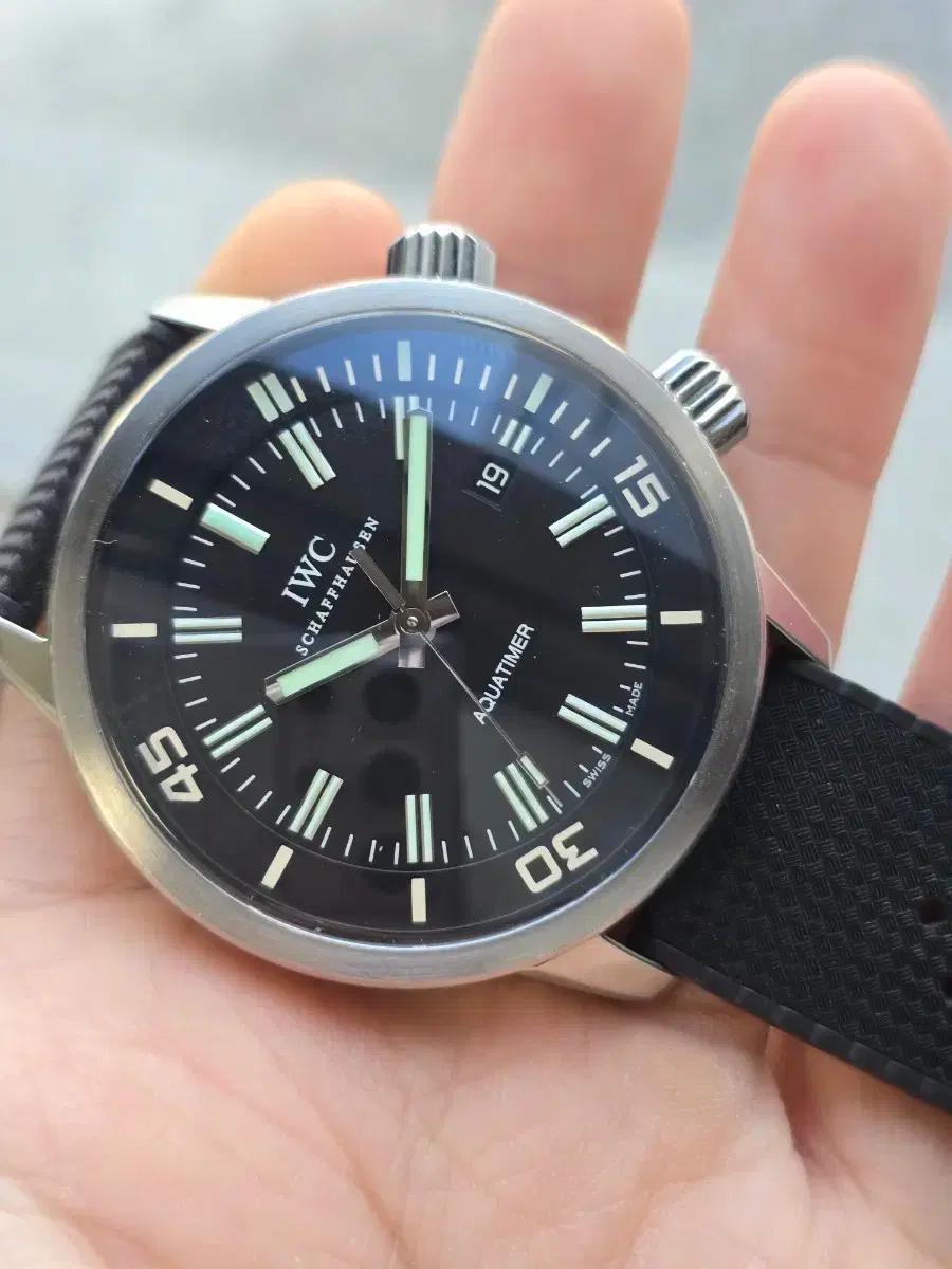 (급매478만)IWC 아쿠아타이머 IW323101 IWC140주년 한정판