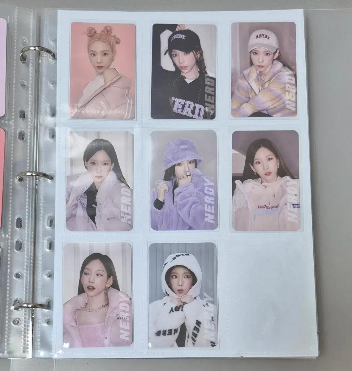 소녀시대 태연 널디 포카 특전 포토카드 미공포 굿즈