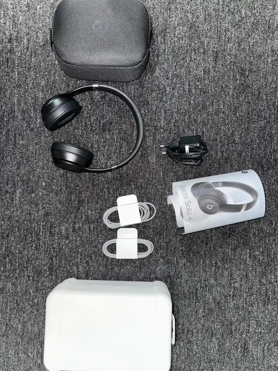 Apple Beats Solo 4, 블루투스 무선 헤드폰, 매트블랙