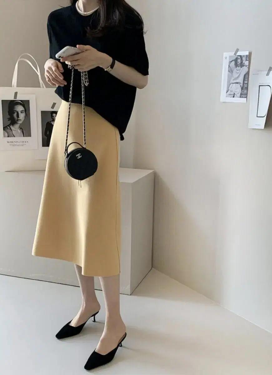 데일리룩(봄 에르텐션스커트)