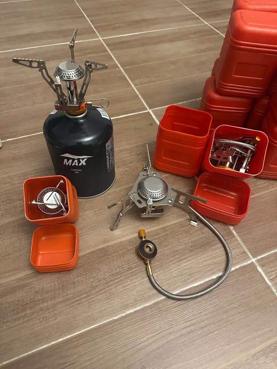 백패킹 캠핑 가스버너 스토브 2가지타입