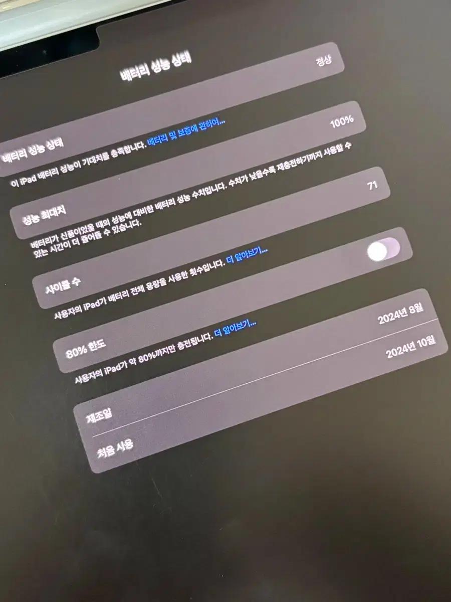 아이패드 프로 11 M4 + 애플 펜슬 프로 / 실버 / 256gb /