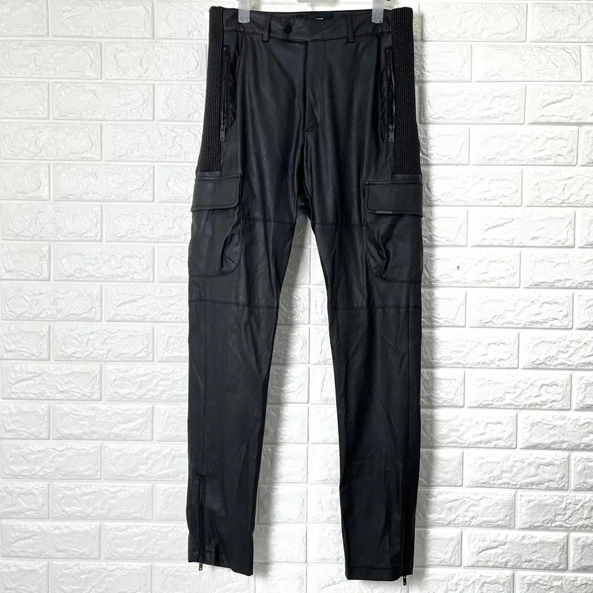 represent 리프레젠트 인조가죽 바지 (허리30)