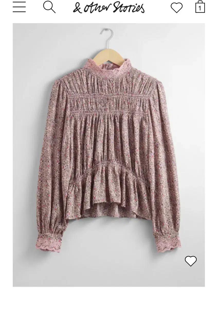 앤아더스토리즈 스모크 블라우스