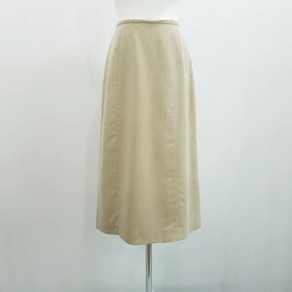 JPN 빈티지 뒤트임 페미닌 오피스룩 A라인 롱 스커트 여24 K187