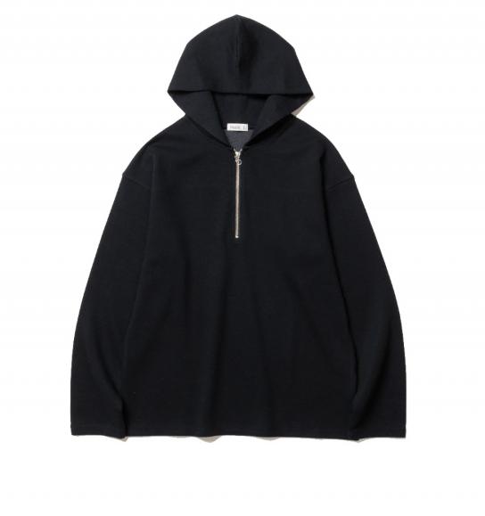 [3] 노클(nocle) 하프 집업 후드 블랙 Relax Half zip