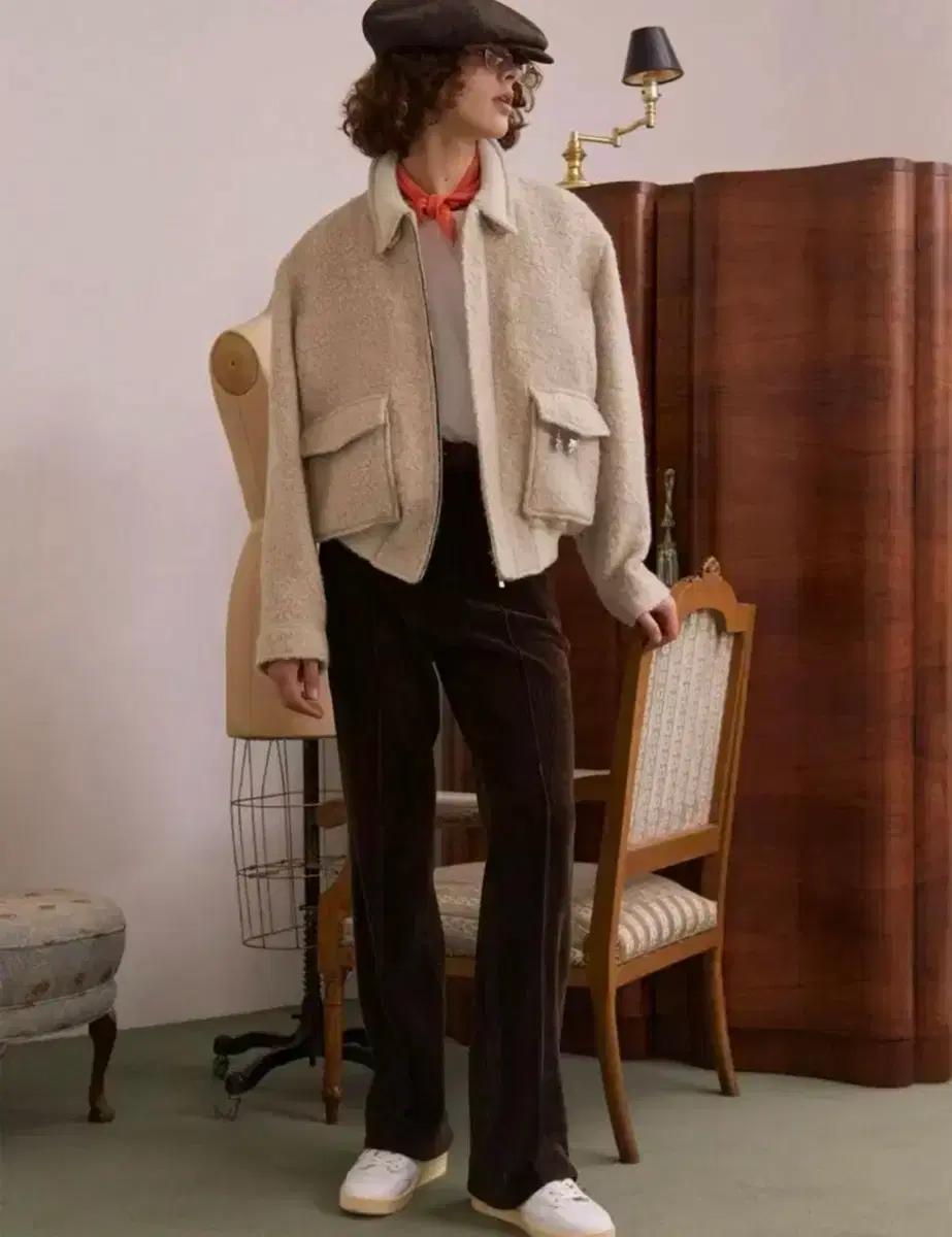 STU(에스티유) 브러시드 패널 자켓 S