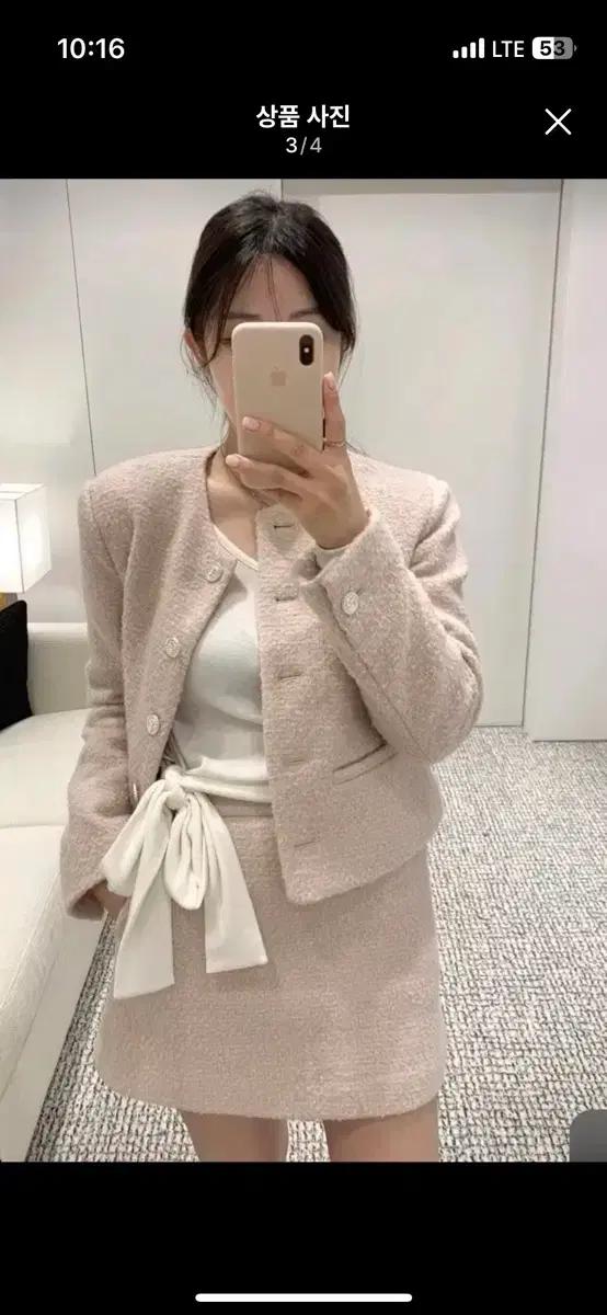 새상품 라플리에 블로썸트위드 셋업