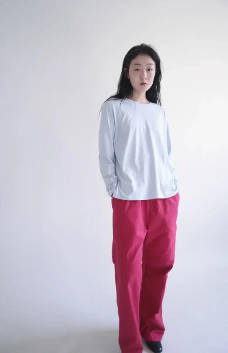 에프터먼데이 wearable cotton banding pants