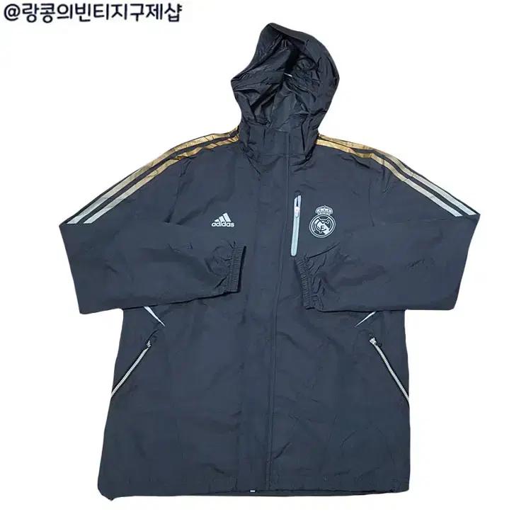 아디다스 올드스쿨 레알 마드리드 바람막이 자켓