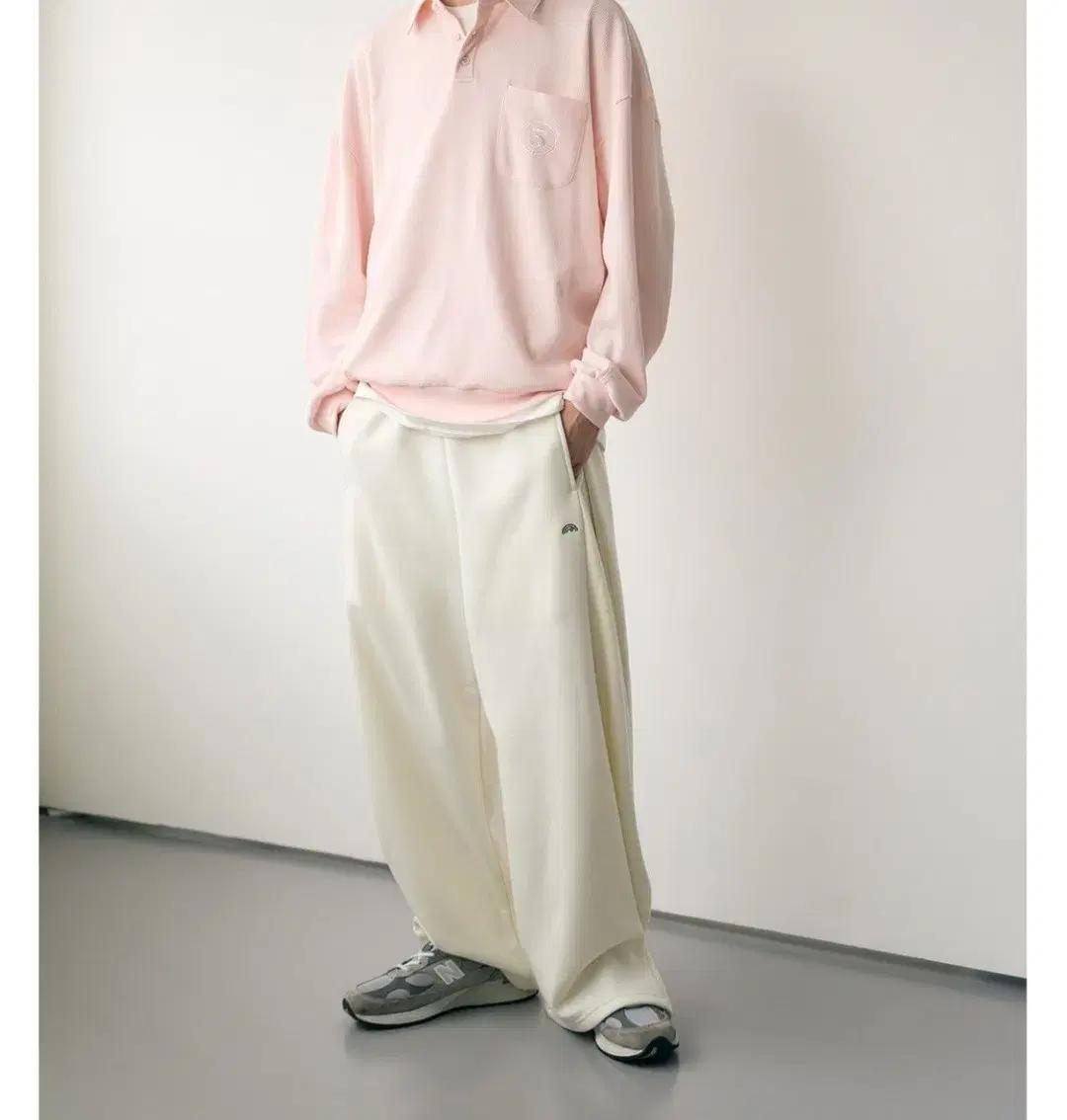 FIVELINE ㅡ 다운타운 스웻팬츠 아이보리 (unisex)