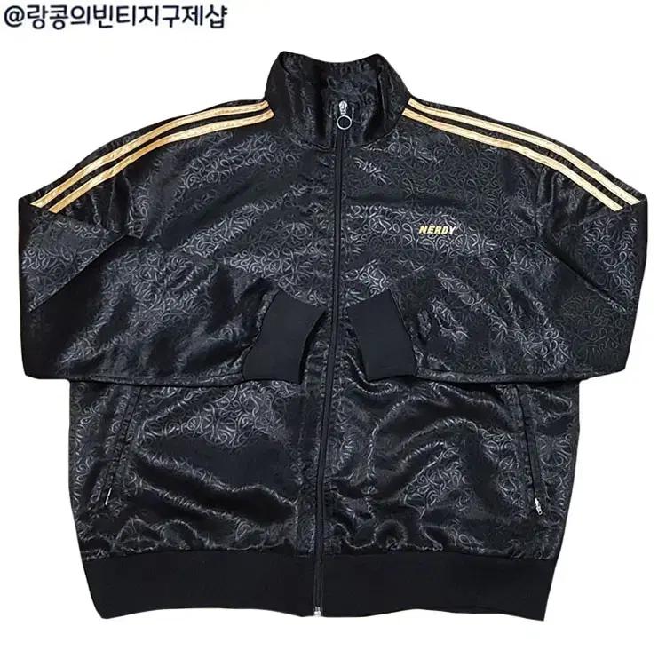 널디 빈티지 스트릿 문양 패턴 바람막이 자켓