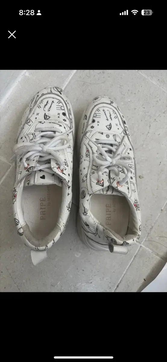 미소페 바이 여성 스니커즈 키높이 6센치 245