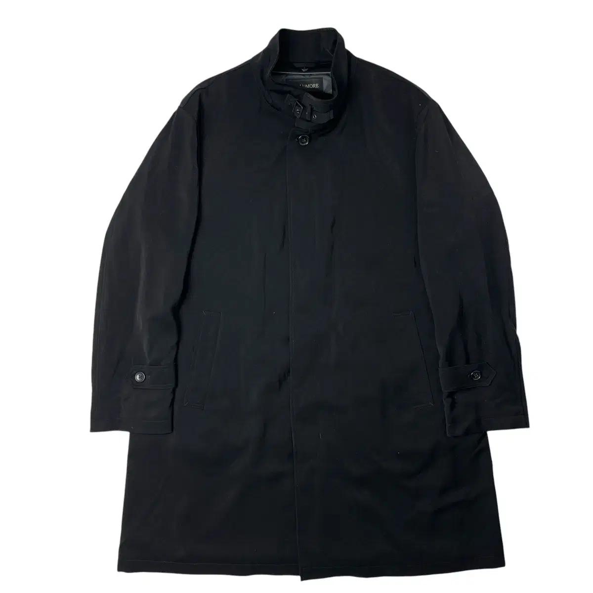 [택포] Bellumore 일본 빈티지 트렌치 롱 코트 블랙