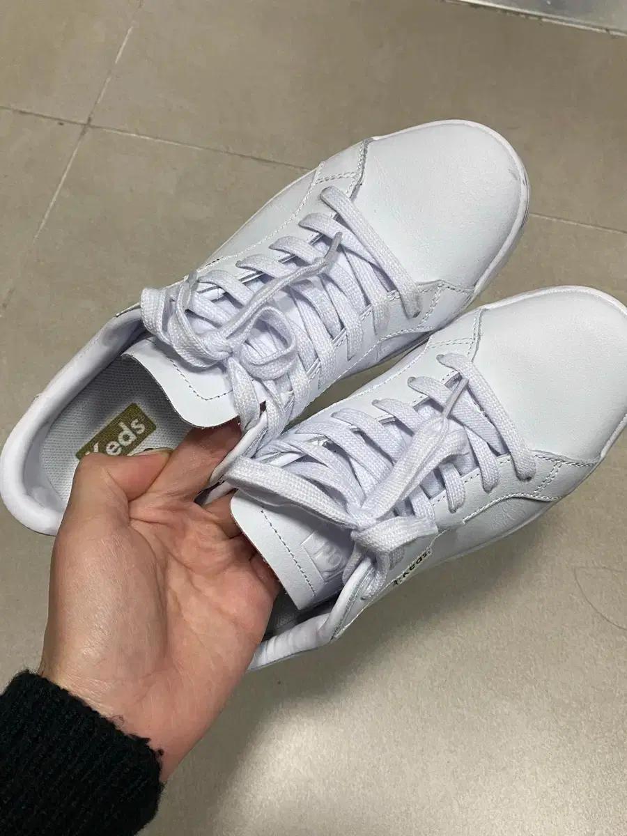 keds 케즈 단화 에이스 레더 화이트 230