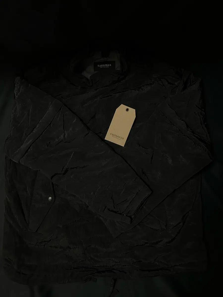 [L] 19fw 이스트로그 블랙 나일론 워셔 패딩 맨투맨