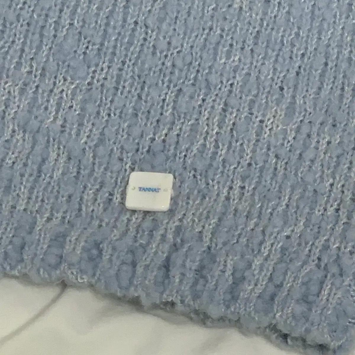 타낫 플러피 가디건 블루