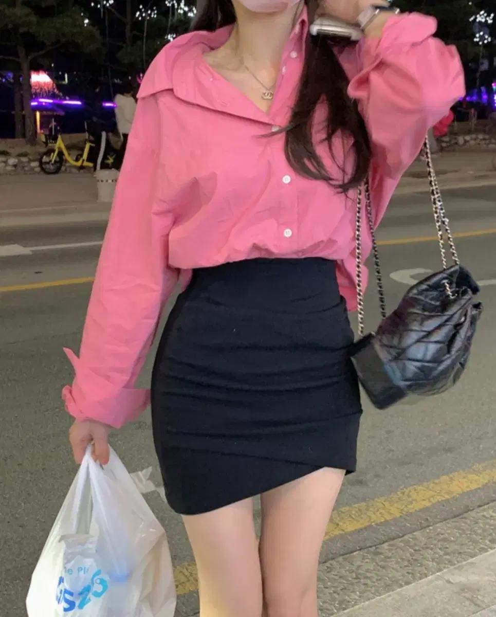 새)모던로브 밴딩 랩 여성 스커트 하의 치마 쇼핑몰 에이블리 미니